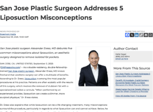 San Jose plastic surgeon discusses 5 liposuction myths
